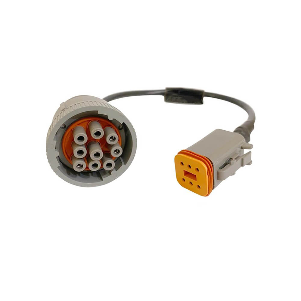 Elecbee Cable de dispositivo de yate para puerta de enlace de motor DT06-6S hembra a J1939 9 pines macho